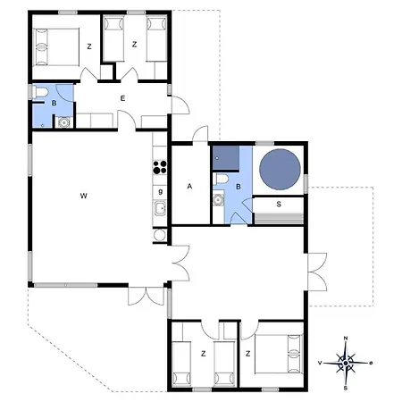Bl1633-saltum-nordvestvej-18 Сasa de vacaciones *